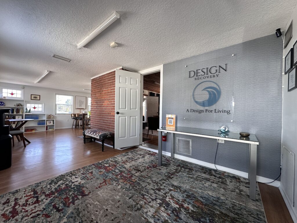 entryway sign for Design Recovery in Jacksonville