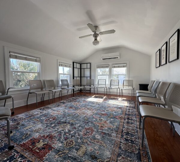 group meeting area at addiction treatment in Jacksonville, FL